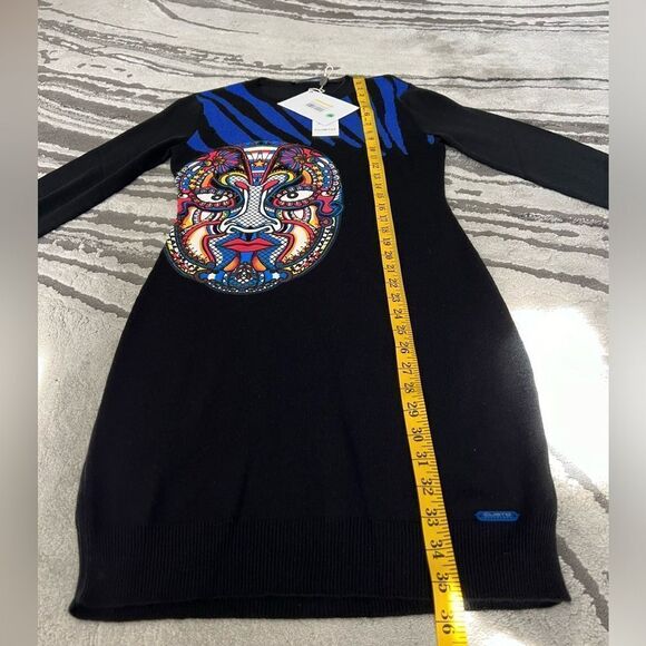 Custo Barcelona Wool Long Sleeve Mini Dress - Picture 9 of 14